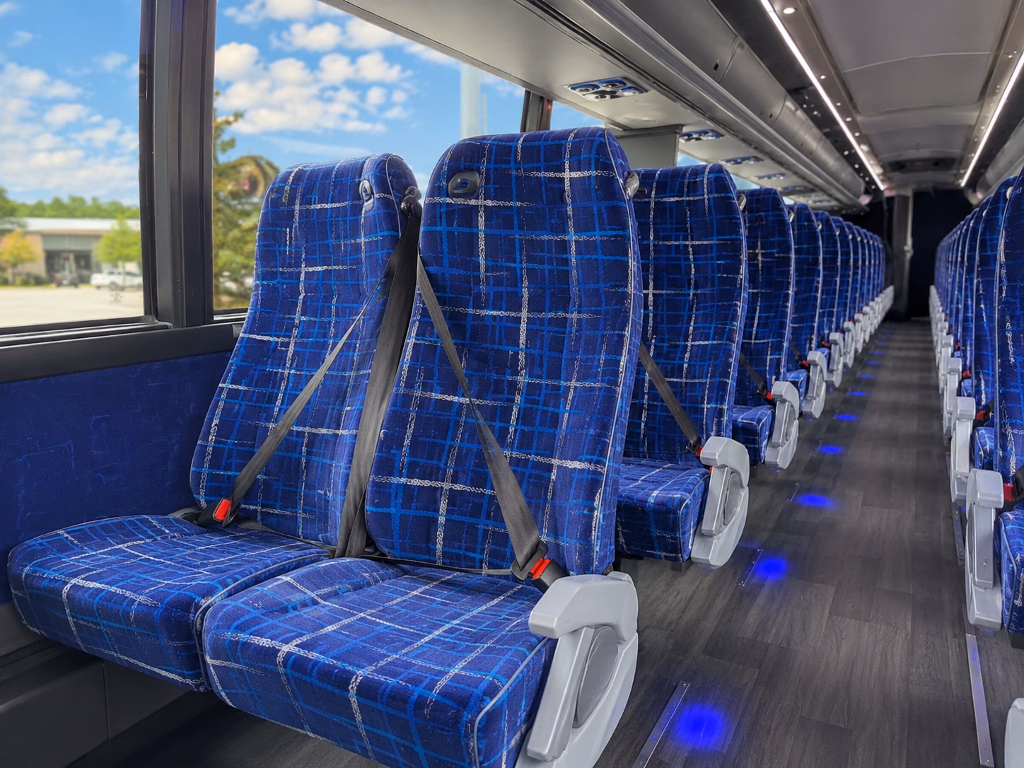 norfolk charter bus services interior